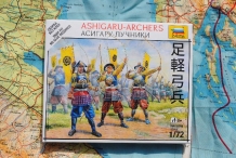 images/productimages/small/ASHIGARU-ARCHERS Zvezda 6414 1;72 voor.jpg